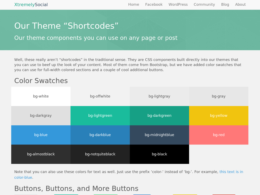 shortcodes