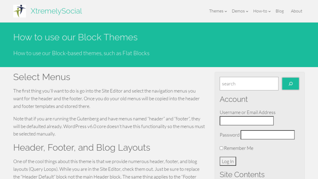 How to use our Block Themes